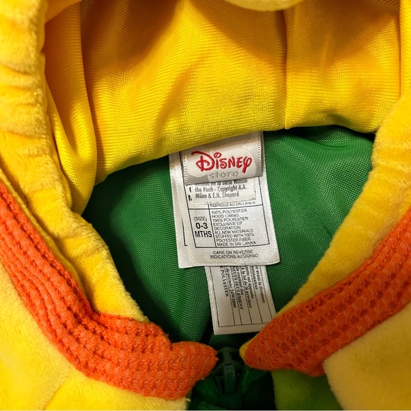 disney store winnie the pooh baby bunting halloween costume sunflower 0-3m - Picture 4 of 5